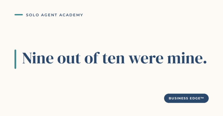 The Week I Read My Own Numbers Backwards - Solo Agent Academy article